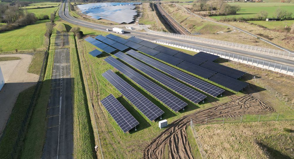 Centrale solaire au sol en France